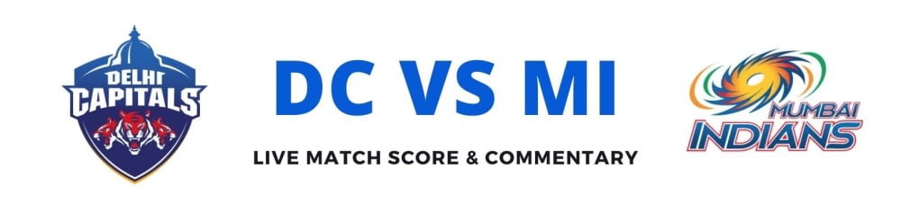 DC vs MI live score