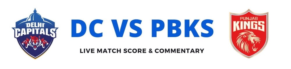 DC vs PBKS live score