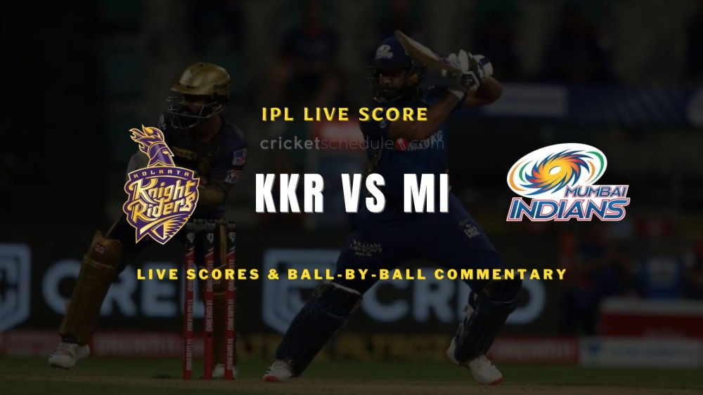 KKR vs MI Live Score 2023: Latest Kolkata Knight Riders vs Mumbai Indians Match Scorecard, Toss, Playing 11, Commentary & IPL Live Score Today