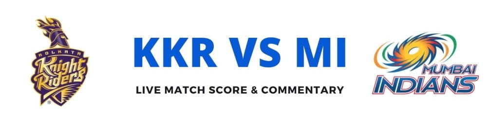 KKR vs MI live score