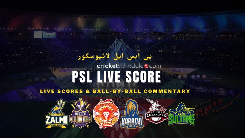 Live psl match today online online score