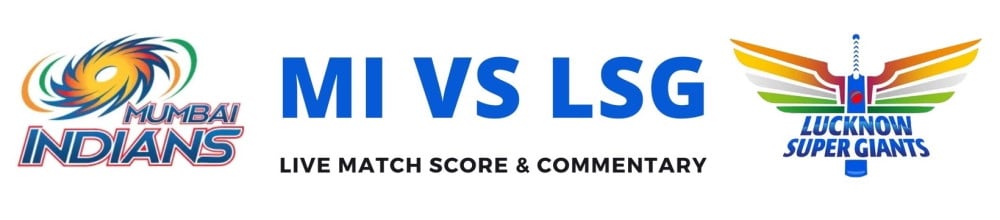 MI vs LSG live score